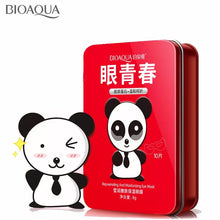 Cargar imagen en el visor de la galería, Mascarilla Velo Ojos 10 Unidades Individuales Panda Bioaqua + Estuche
